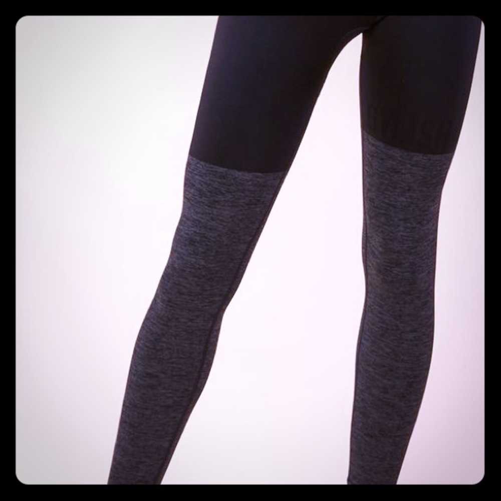 Gymshark Two Tone Seamless Legging Black/ Grey
